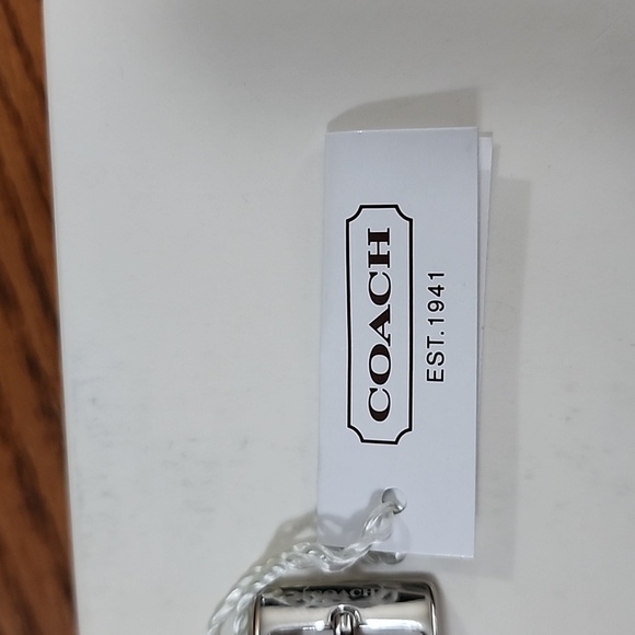 NWT Coach Pink and Orange Stainless Steel Watch - Picture 7 of 13